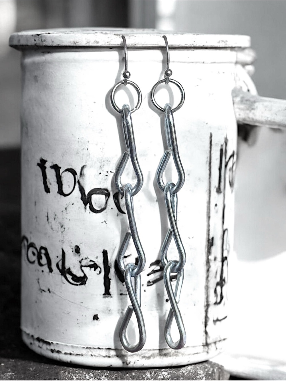 5 For $25💫Silver Punk Chain Dangles - Picture 4 of 5